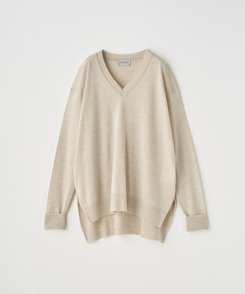 極美品 JOHN SMEDLEY Vネック ニット セーター size M JOHN SMEDLEY（ジョンスメドレー） メリノウール 30ゲージ Vネック