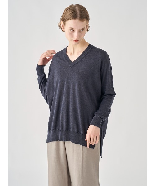 長袖 Vネックニット（ニット/セーター）｜JOHN SMEDLEY（ジョン