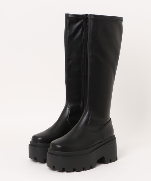 apres jour(アプレジュール)の「ロングブーツ(ブーツ・レディース・ダークブラウン/ブラック・LARGE/MEDIUM/X-LARGE/SMALL)」の7枚目の写真