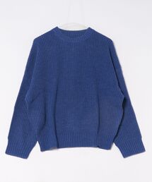 畦」に該当するニット/セーター（ブルー・ネイビー/青色系