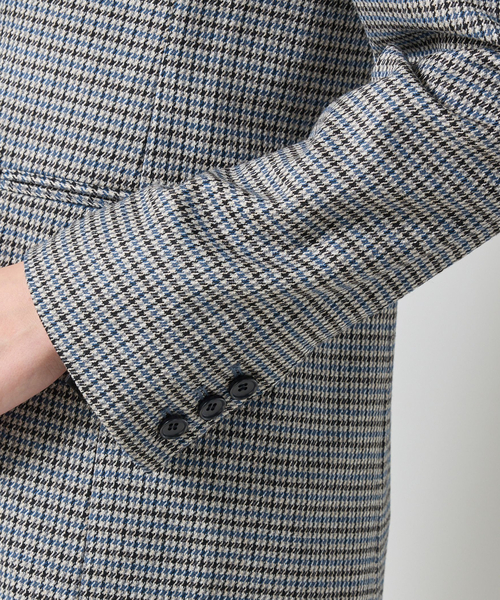 NARACAMICIE(ナラカミーチェ)の「【NARACAMICIE】【セットアップ対応】チェックダブルブレストジャケット(ダウンジャケット/コート・レディース・ブラウン/グレー・L/M)」の9枚目の写真