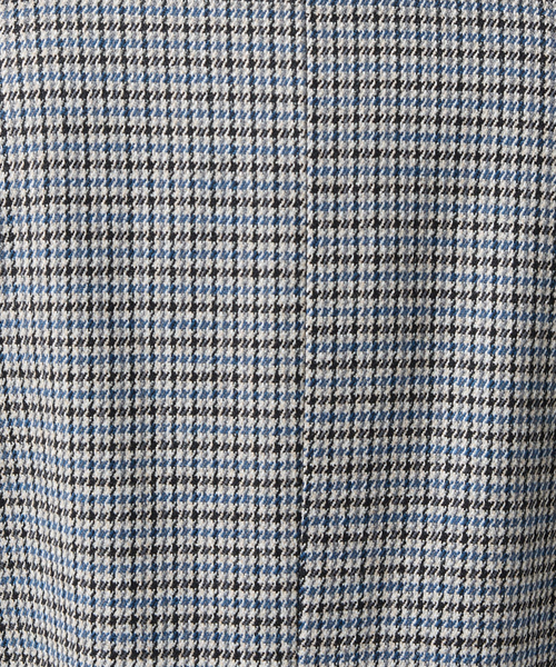 NARACAMICIE(ナラカミーチェ)の「【NARACAMICIE】【セットアップ対応】チェックダブルブレストジャケット(ダウンジャケット/コート・レディース・ブラウン/グレー・L/M)」の3枚目の写真