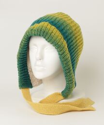 Dream garden（ドリームガーデン）の「イヤーフラップニットキャップ（ニットキャップ/ビーニー）」