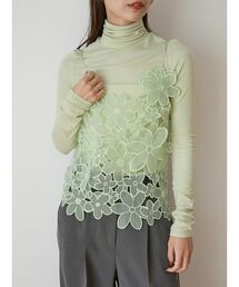 emmi | フラワーオーガンジービスチェ(その他トップス)