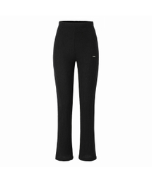 KHAKIPOINT（カーキポイント）の「Ribbed Bootcut Leggings (black)（スウェットパンツ）」
