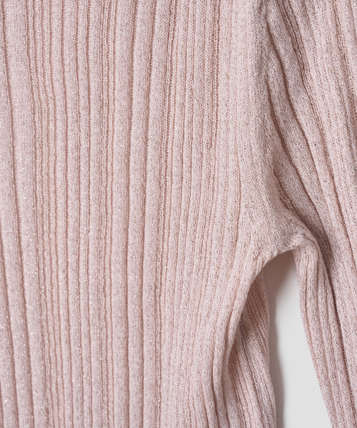 TTUDEMENT（トュードメント）の「GLITTER BOATNECK RIB KNIT_PINK（ニット/セーター・レディース・その他・FREE）」の7枚目の写真