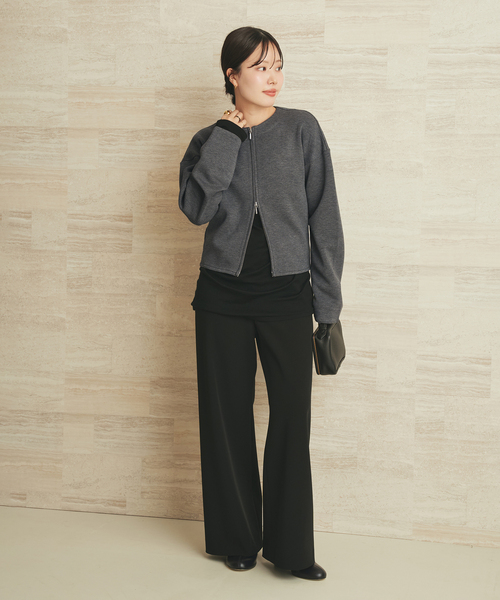 plage（プラージュ）の「Ponte ZIP プルオーバー（Tシャツ/カットソー