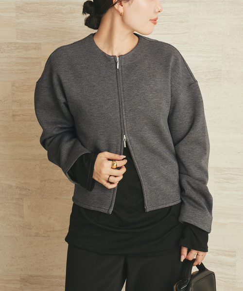 plage（プラージュ）の「Ponte ZIP プルオーバー（Tシャツ/カットソー