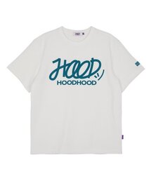 HOODHOOD | シグニチャーロゴ 半袖Tシャツ アイボリー(Tシャツ/カットソー)
