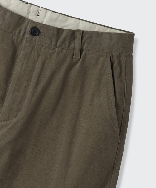 MUSINSA STANDARD（ムシンサスタンダード）の「[シティワーカーズ] モールスキンテーパードパンツ [トープ]（その他パンツ・メンズ・その他・40/38/42/36/34/32/30/31/33/26/27/28/29）」の6枚目の写真