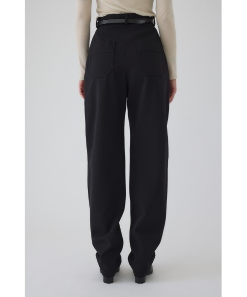 RIM.ARK（リムアーク）の「Jersey round relax PT ジャージーラウンドリラックスパンツ（スラックス・レディース・ブラック/ベージュ・36/38）」の11枚目の写真