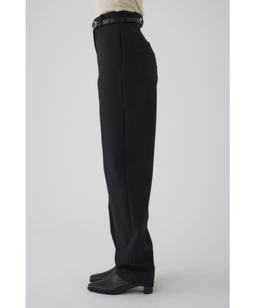 RIM.ARK（リムアーク）の「Jersey round relax PT ジャージーラウンドリラックスパンツ（スラックス・レディース・ブラック/ベージュ・36/38）」の8枚目の写真