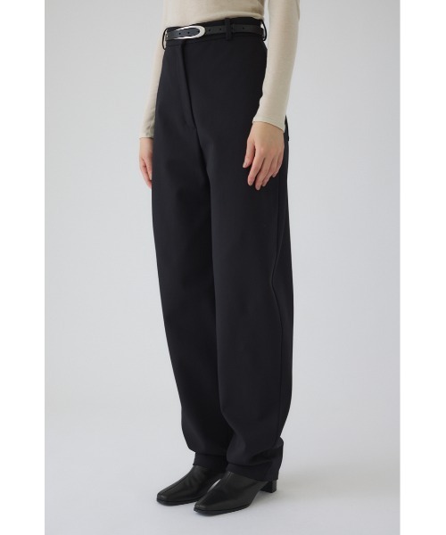 RIM.ARK（リムアーク）の「Jersey round relax PT ジャージーラウンドリラックスパンツ（スラックス・レディース・ブラック/ベージュ・36/38）」の5枚目の写真