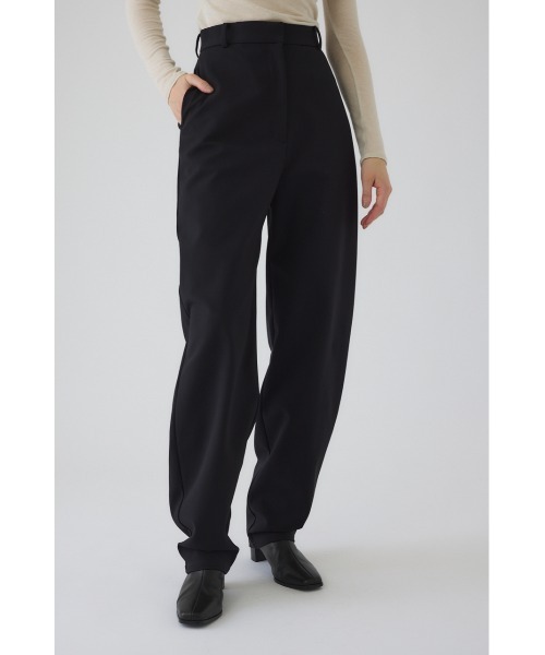 RIM.ARK（リムアーク）の「Jersey round relax PT ジャージーラウンドリラックスパンツ（スラックス・レディース・ブラック/ベージュ・36/38）」の7枚目の写真