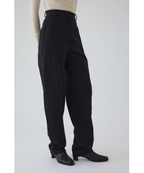 RIM.ARK（リムアーク）の「Jersey round relax PT ジャージーラウンドリラックスパンツ（スラックス・レディース・ブラック/ベージュ・36/38）」の9枚目の写真