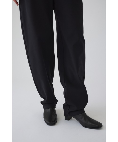 RIM.ARK（リムアーク）の「Jersey round relax PT ジャージーラウンドリラックスパンツ（スラックス・レディース・ブラック/ベージュ・36/38）」の15枚目の写真