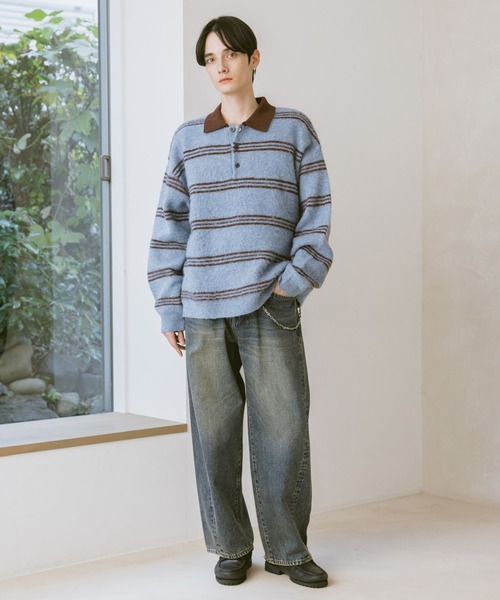 GREYSON Fjord ブルー ブラック ポロ GREYSON Fjord ブルー ブラック ポロ - メルカリ