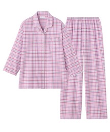 COMME CI COMME CA（コムシコムサ）の「COMME CI COMME CA/コムシコムサ ルームウェア 長袖長パンツ 綿100% 先染めネル起毛（ルームウェア/パジャマ）」