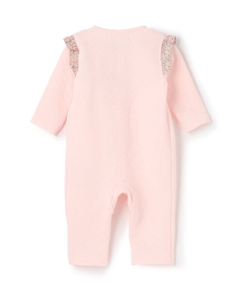 Sophie la girafe（ソフィーラジラフ）の「小花柄カバーオール【日本製】（ロンパース・キッズ・ピンク/オフホワイト・80ｃｍ/70cm）」の8枚目の写真