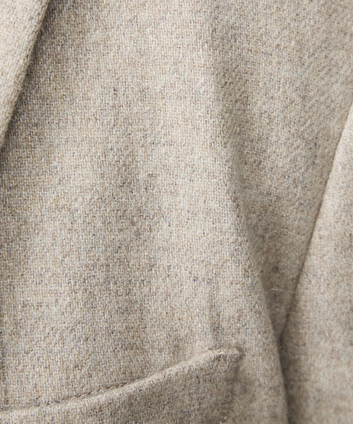 ABAHOUSE GRAY（アバハウスグレイ）の「【カシミヤブレンド】ウール ツイルジャケット / セットアップ対応（テーラードジャケット・メンズ・ブラック/ネイビー/グレー/ライトベージュ・44/46/48/50）」の12枚目の写真