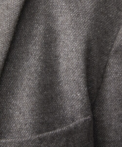 ABAHOUSE GRAY(アバハウスグレイ)の「【カシミヤブレンド】ウール ツイルジャケット / セットアップ対応(テーラードジャケット・メンズ・ブラック/ネイビー/グレー/ライトベージュ・44/46/48/50)」の9枚目の写真