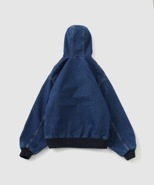 Carhartt WIP(カーハートダブリューアイピー)の「CARHARTT WIP / カーハート ダブリューアイピー OG ACTIVE JACKET stone washed(ブルゾン・メンズ・ダークブルー/ブラック・MEDIUM/LARGE)」の3枚目の写真
