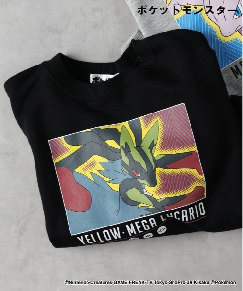 Right-on（ライトオン）の「【POKEMON】スウェット（スウェット・キッズ・ダークグレー/ブラック/グレー・110/120/130/140）」の2枚目の写真
