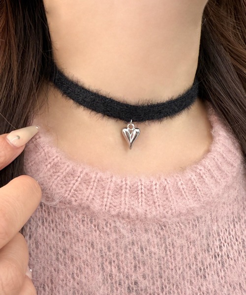 WEGO(ウィゴー)の「WEGO/モチーフシャギーニットチョーカー(チョーカー・レディース・ブラウン/その他1/その他2/その他3/グレー・FREE)」の3枚目の写真