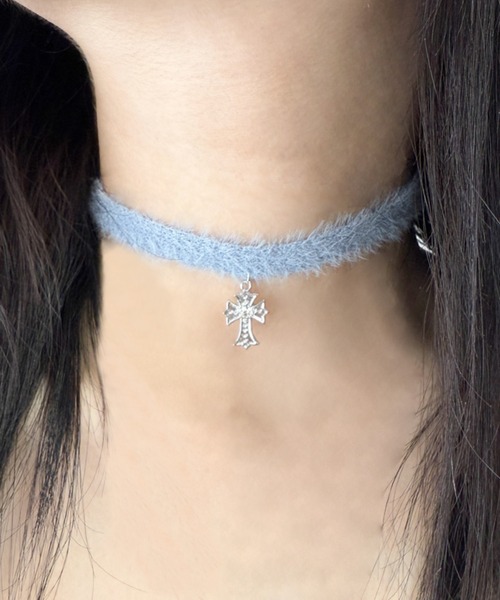 WEGO(ウィゴー)の「WEGO/モチーフシャギーニットチョーカー(チョーカー・レディース・ブラウン/その他1/その他2/その他3/グレー・FREE)」の7枚目の写真