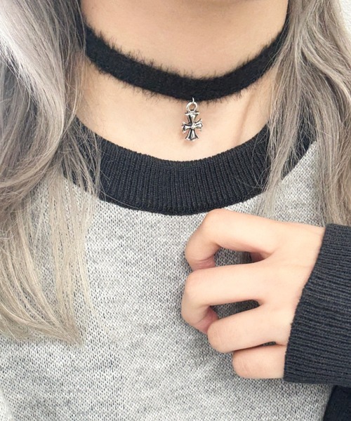 WEGO(ウィゴー)の「WEGO/モチーフシャギーニットチョーカー(チョーカー・レディース・ブラウン/その他1/その他2/その他3/グレー・FREE)」の10枚目の写真