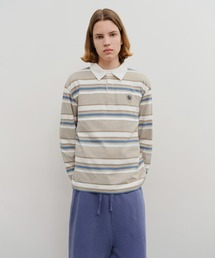 STRIPE COLLAR LONG SLEEVE