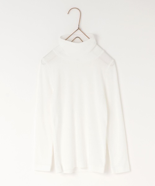 LOWRYS FARM（ローリーズファーム）の「フライスカラータートル　591843（Tシャツ/カットソー・キッズ・イエロー/レッド/ブラック/オフホワイト/パープル系その他3・140cm/150cm/120cm/130cm/110cm）」の2枚目の写真