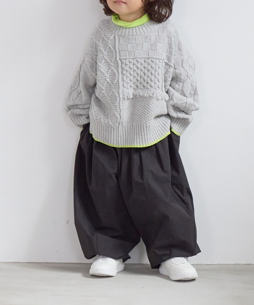 LOWRYS FARM（ローリーズファーム）の「フライスカラータートル　591843（Tシャツ/カットソー・キッズ・イエロー/レッド/ブラック/オフホワイト/パープル系その他3・140cm/150cm/120cm/130cm/110cm）」の7枚目の写真