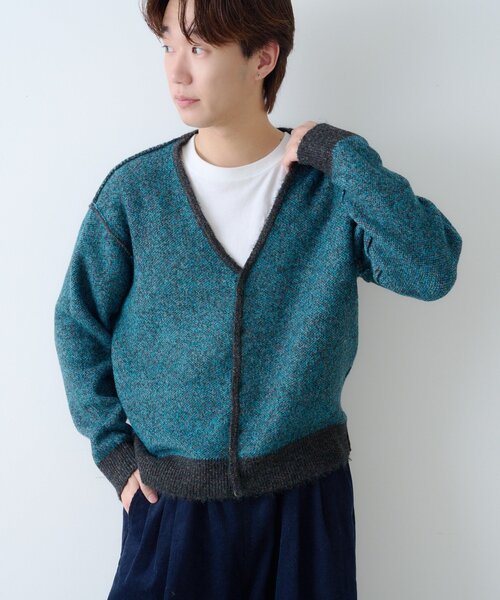 WHIMSIC（ウィムジック）の「【WHIMSIC/2サイズ展開/新色追加】シャギーニットカーディガン（カーディガン/ボレロ・レディース・グレー/ブラック/ブラウン/イエロー/キャメル・1/2）」の21枚目の写真