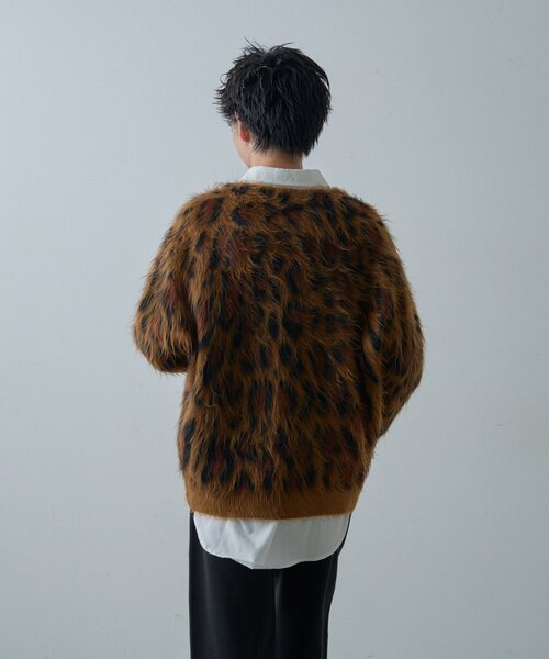 WHIMSIC（ウィムジック）の「【WHIMSIC/2サイズ展開/新色追加】シャギーニットカーディガン（カーディガン/ボレロ・レディース・グレー/ブラック/ブラウン/イエロー/キャメル・1/2）」の11枚目の写真