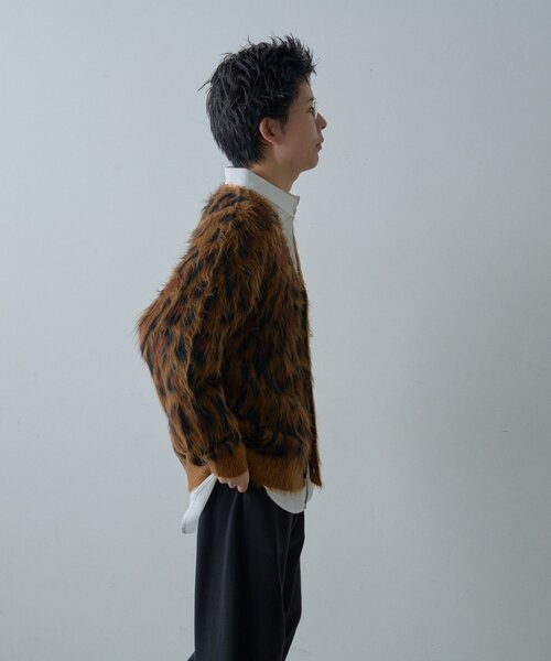 WHIMSIC（ウィムジック）の「【WHIMSIC/2サイズ展開/新色追加】シャギーニットカーディガン（カーディガン/ボレロ・レディース・グレー/ブラック/ブラウン/イエロー/キャメル・1/2）」の13枚目の写真