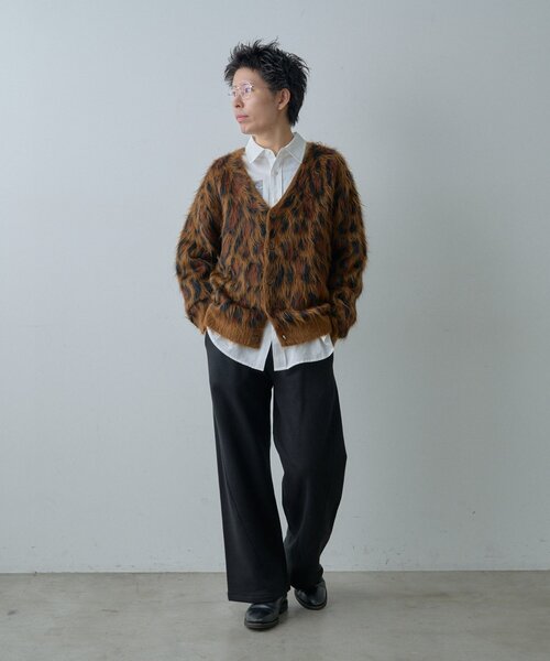 WHIMSIC（ウィムジック）の「【WHIMSIC/2サイズ展開/新色追加】シャギーニットカーディガン（カーディガン/ボレロ・レディース・グレー/ブラック/ブラウン/イエロー/キャメル・1/2）」の14枚目の写真