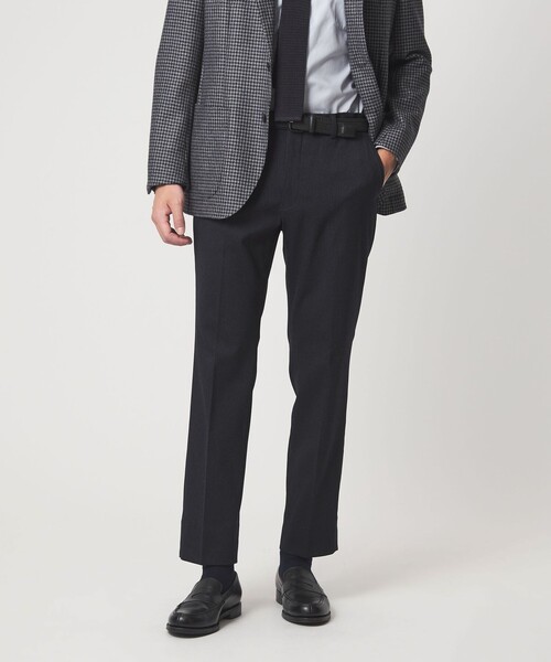 green label relaxing(グリーンレーベルリラクシング)の「ポリエステルツイル スタンダード アジャスター スラックス(スラックス・メンズ・グレー系/ネイビー/ダークブラウン・S/L/M/XL)」の3枚目の写真