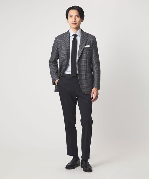 green label relaxing(グリーンレーベルリラクシング)の「ポリエステルツイル スタンダード アジャスター スラックス(スラックス・メンズ・グレー系/ネイビー/ダークブラウン・S/L/M/XL)」の10枚目の写真