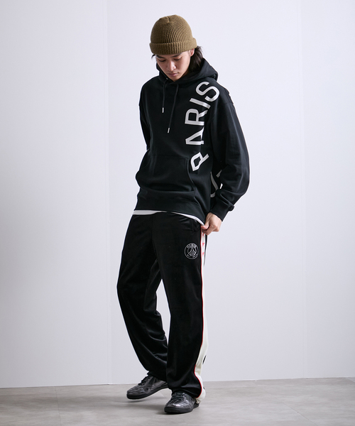 PARIS SAINT-GERMAIN(パリサンジェルマン)の「【Paris Saint-Germain / パリ・サン=ジェルマン】 JP Logo Printed Hoodie(パーカー・メンズ・ブラック/ホワイト系その他・LARGE/MEDIUM)」の3枚目の写真