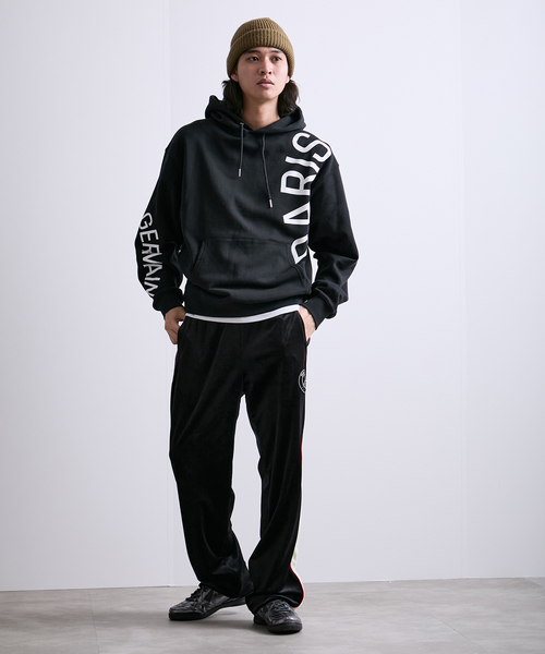PARIS SAINT-GERMAIN(パリサンジェルマン)の「【Paris Saint-Germain / パリ・サン=ジェルマン】 JP Logo Printed Hoodie(パーカー・メンズ・ブラック/ホワイト系その他・LARGE/MEDIUM)」の5枚目の写真