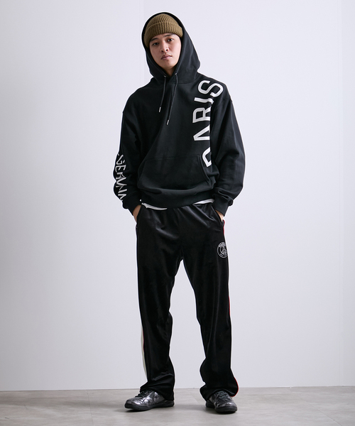 PARIS SAINT-GERMAIN(パリサンジェルマン)の「【Paris Saint-Germain / パリ・サン=ジェルマン】 JP Logo Printed Hoodie(パーカー・メンズ・ブラック/ホワイト系その他・LARGE/MEDIUM)」の9枚目の写真