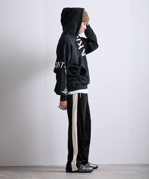 PARIS SAINT-GERMAIN(パリサンジェルマン)の「【Paris Saint-Germain / パリ・サン=ジェルマン】 JP Logo Printed Hoodie(パーカー・メンズ・ブラック/ホワイト系その他・LARGE/MEDIUM)」の12枚目の写真
