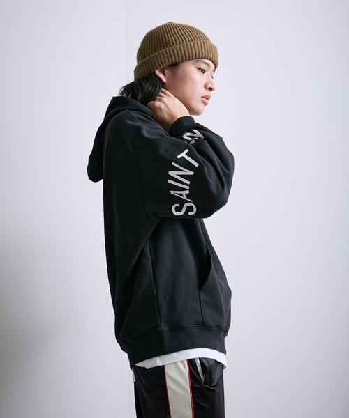 PARIS SAINT-GERMAIN(パリサンジェルマン)の「【Paris Saint-Germain / パリ・サン=ジェルマン】 JP Logo Printed Hoodie(パーカー・メンズ・ブラック/ホワイト系その他・LARGE/MEDIUM)」の15枚目の写真