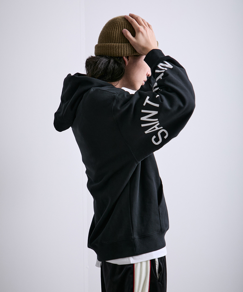 PARIS SAINT-GERMAIN(パリサンジェルマン)の「【Paris Saint-Germain / パリ・サン=ジェルマン】 JP Logo Printed Hoodie(パーカー・メンズ・ブラック/ホワイト系その他・LARGE/MEDIUM)」の16枚目の写真