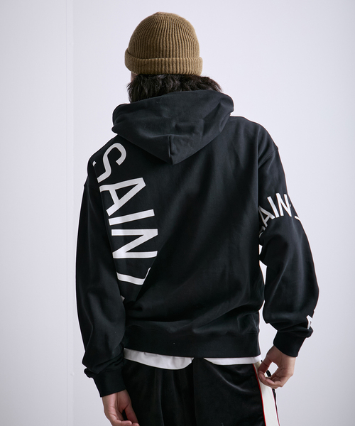 PARIS SAINT-GERMAIN(パリサンジェルマン)の「【Paris Saint-Germain / パリ・サン=ジェルマン】 JP Logo Printed Hoodie(パーカー・メンズ・ブラック/ホワイト系その他・LARGE/MEDIUM)」の17枚目の写真