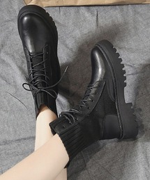 SallyLunn（サリーラン）の「レースアップショートブーツ（ブーツ）」