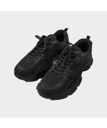 BUTTON SEOUL（ボタンソウル）の「Ugly Daddy Mash Sneakers (Triple Black)（スニーカー・メンズ）」