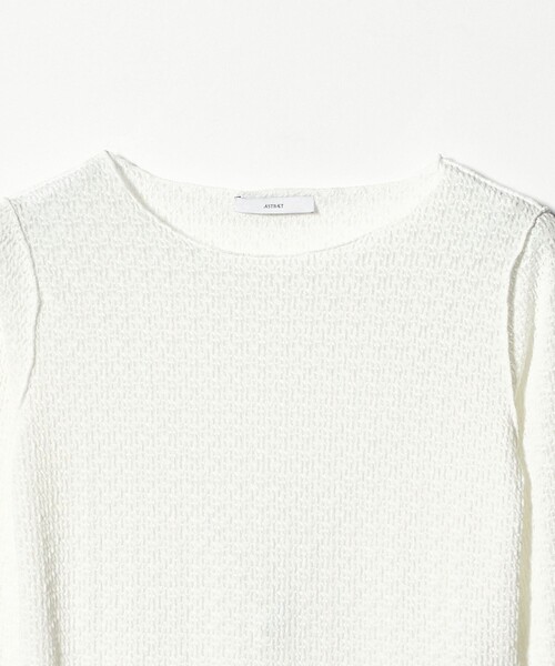 ASTRAET（アストラット）の「＜ASTRAET＞レース クルーネックカットソー（Tシャツ/カットソー・レディース・ブラック/ホワイト・FREE）」の21枚目の写真