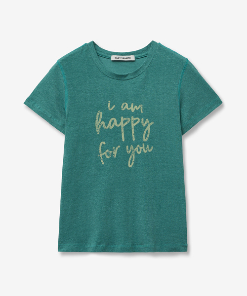 LADY VOLUME(レディーボリューム)の「LETTERING CROP T-SHIRT_GREEN(Tシャツ/カットソー・レディース・その他・MEDIUM/SMALL)」の2枚目の写真